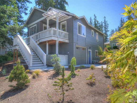 Front of home with large deck