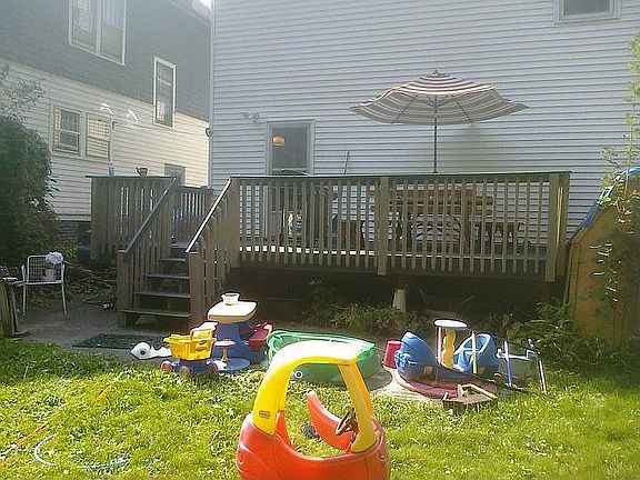 Freshly P\painted deck