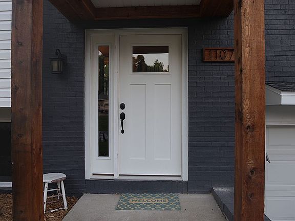 Cedar front portico