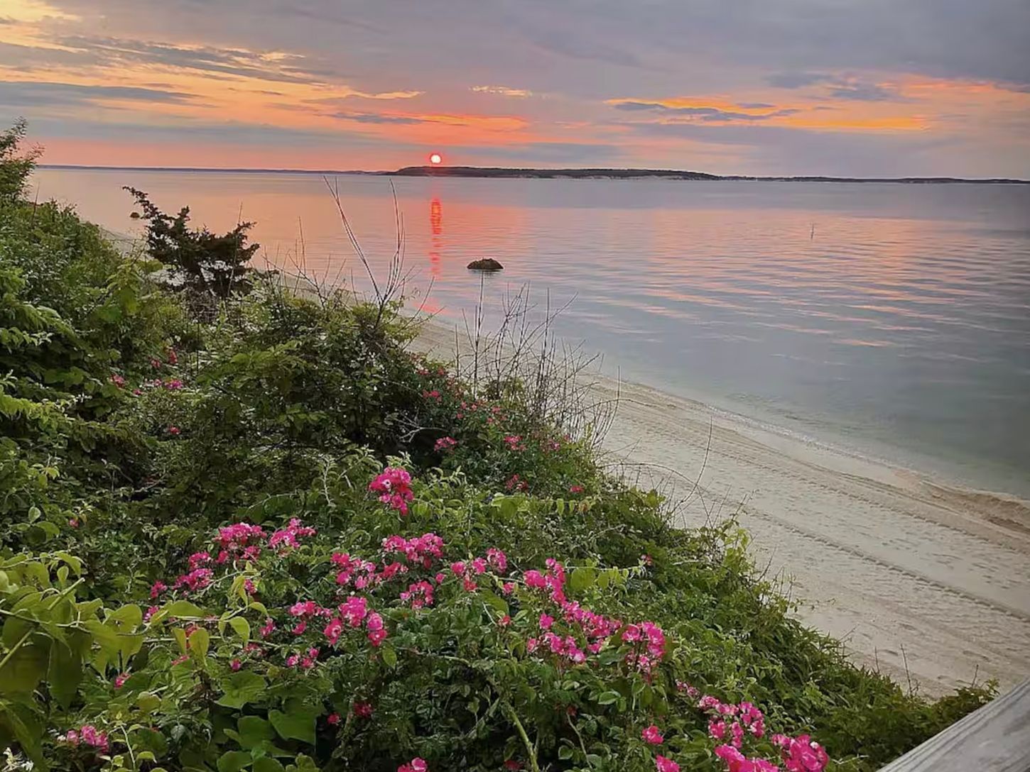 view from stairway deck