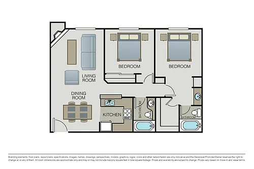 Floor plan Plan 2B