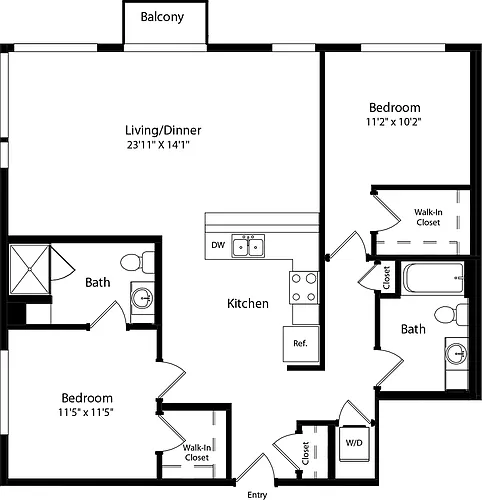 Floor plan B2