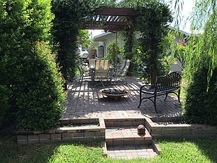 Pergola from canal