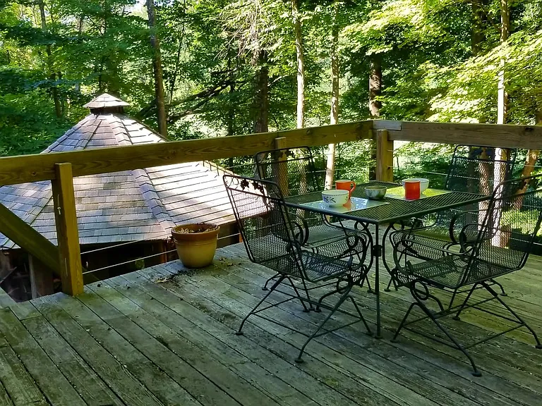 Back deck off main floor