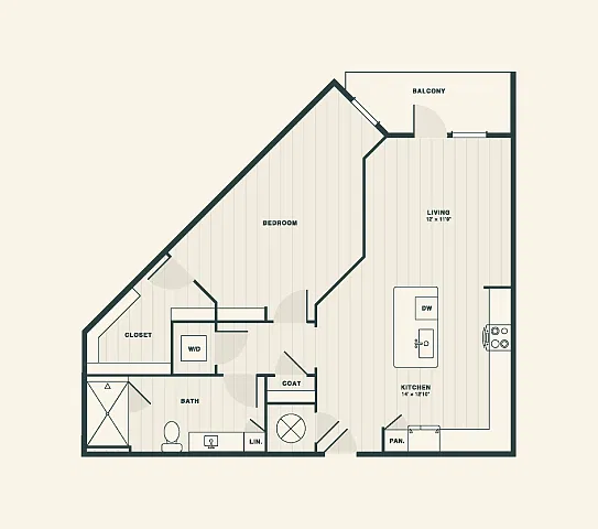 Floor plan The Harris