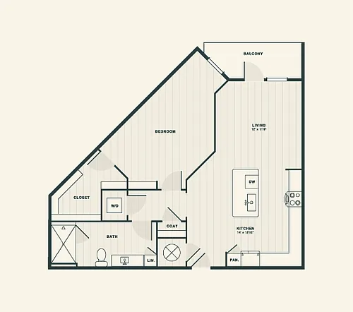 Floor plan The Harris
