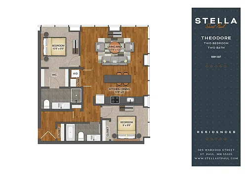 Floor plan Theodore