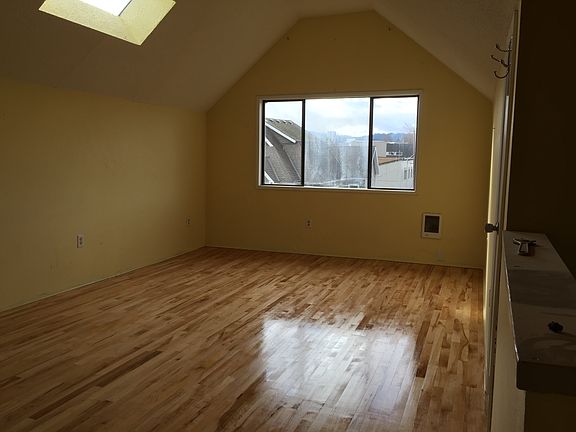 Refinished maple hardwoods