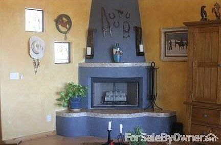 Corner Beehive Fire Place
						:
						Fire place is wood burning however it can be converted to gas.