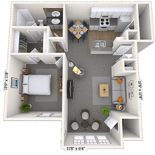 Floor plan The Clermont
