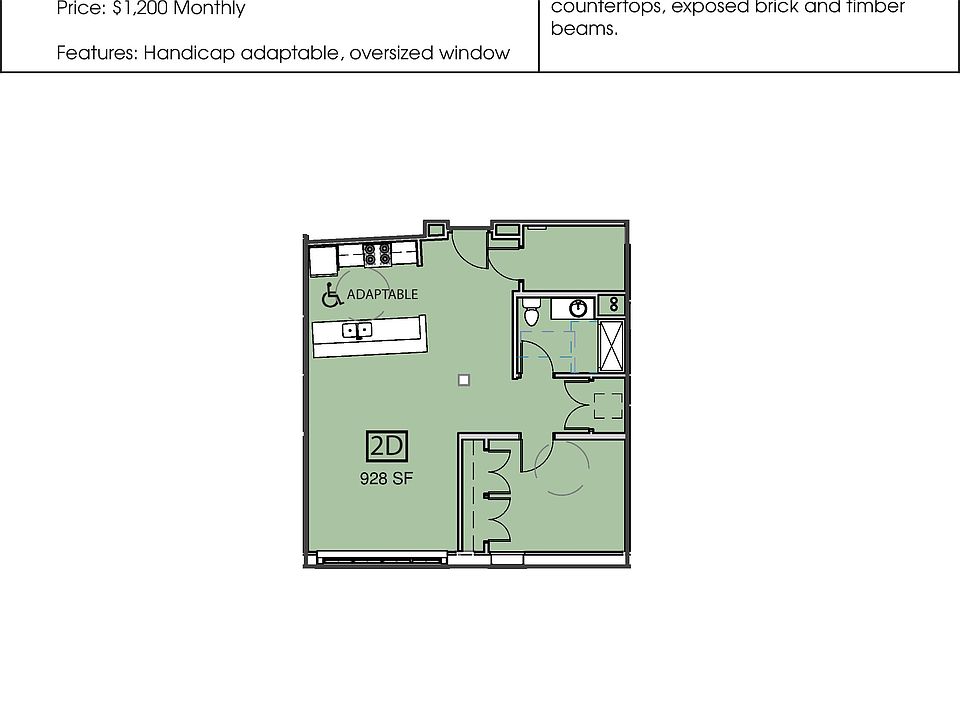 Unit 2D Floorplan