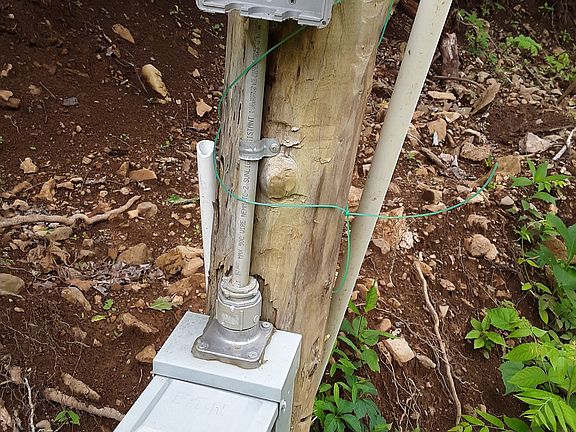 Electric at camper pad