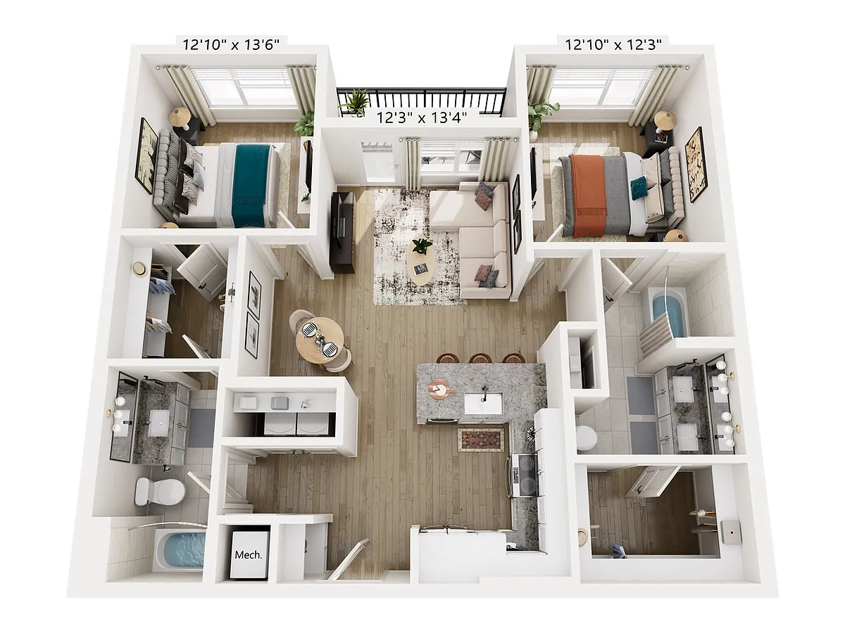 Floor plan B1