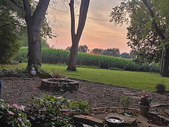 The view from the deck last 