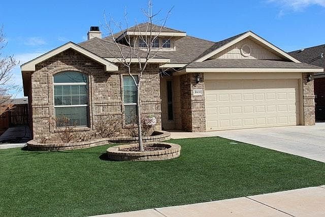 2 year old house with low maintenance front yard