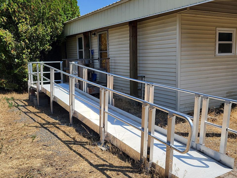 Front door with handicap ramp.