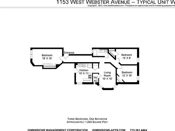 2nd image of 1151-55 W Webster Ave #11533W
