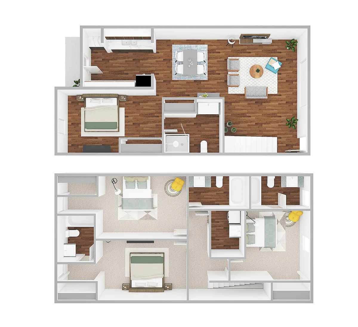 Floor plan RENOVATED TOWNHOME