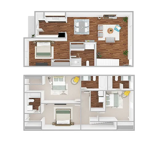 Floor plan RENOVATED TOWNHOME