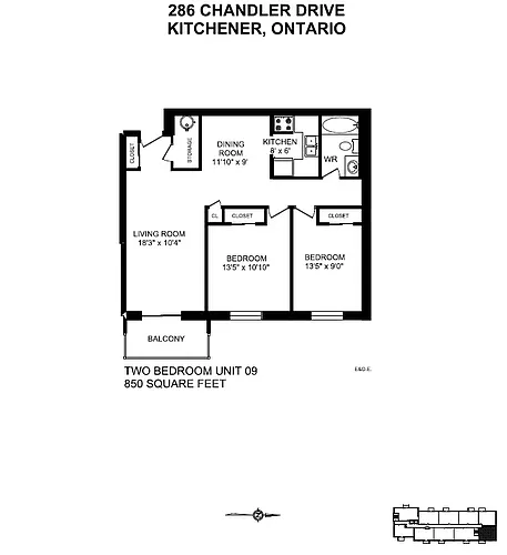 Floor plan 409