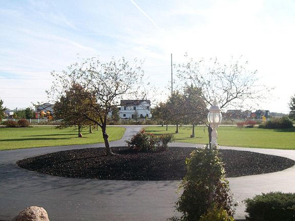 view to road from house