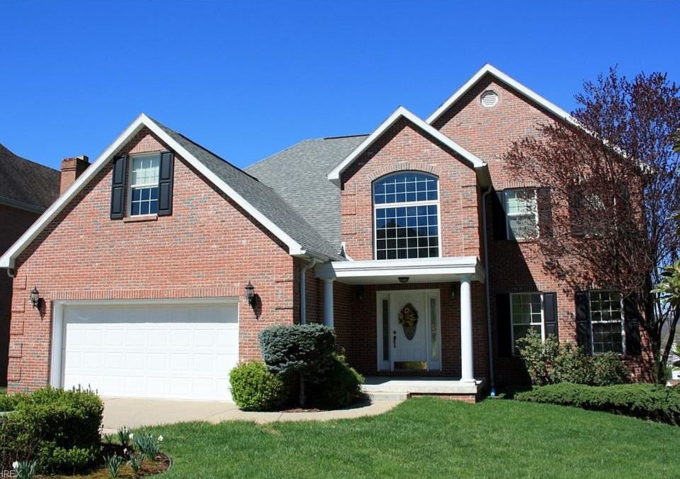 Brick & Concrete Board Two Story on well-manicured lot in Gated Community.