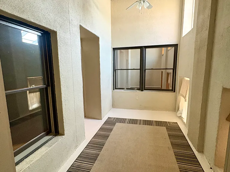 Private walkup entry.