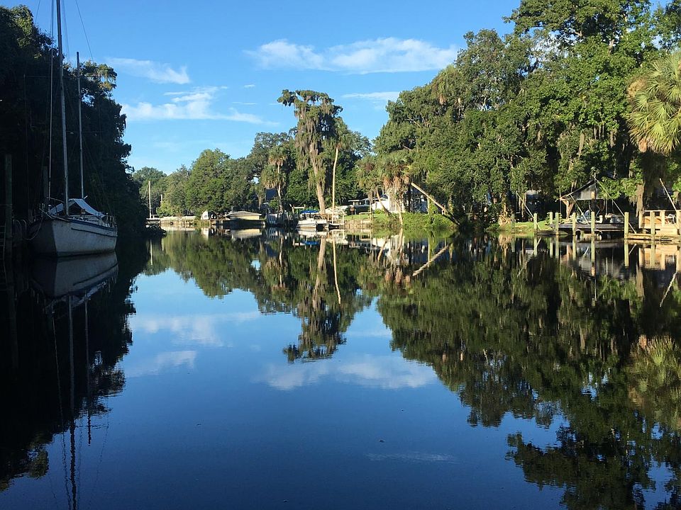 The boat ride from the house to the gulf!