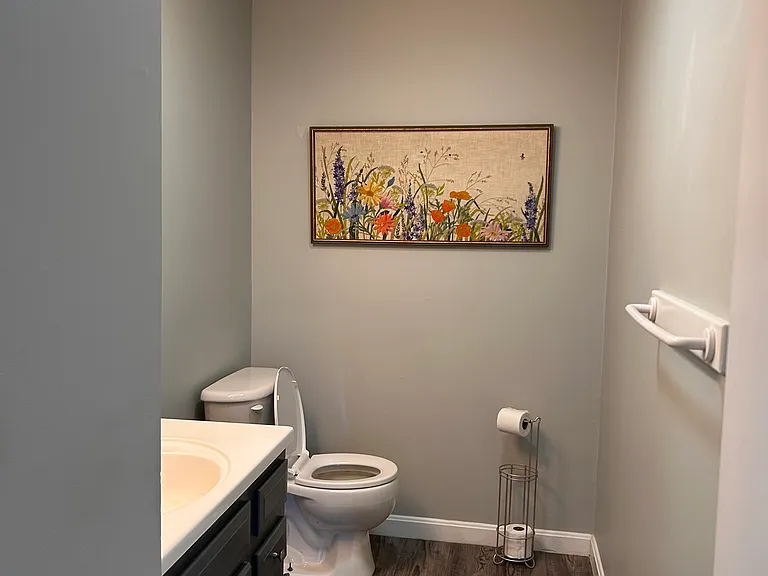 Downstairs half bath