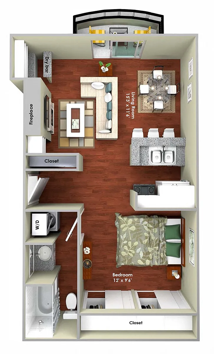 Floor plan Jr Executive Alsace
