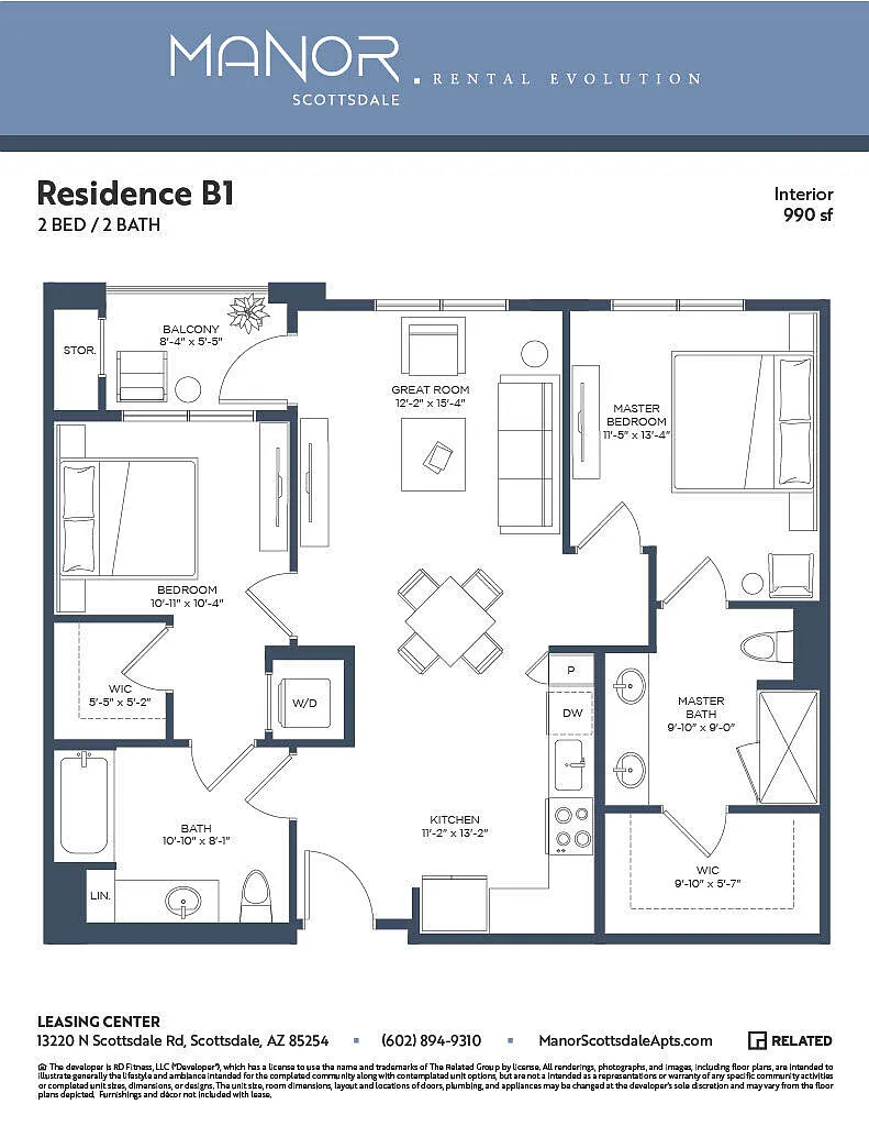 Floor plan B1