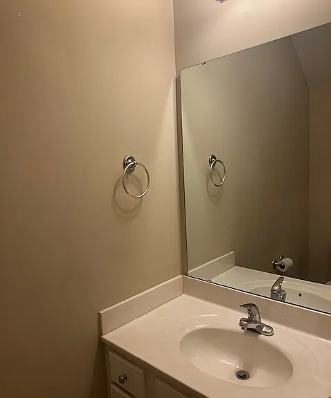 Half bathroom downstairs