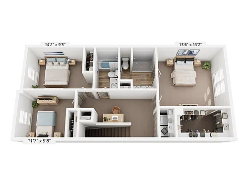 Floor plan Benton