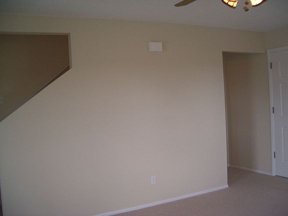 living room with stairs on left 