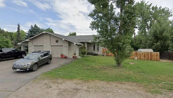 Duplex exterior. Rental unit is on the left.