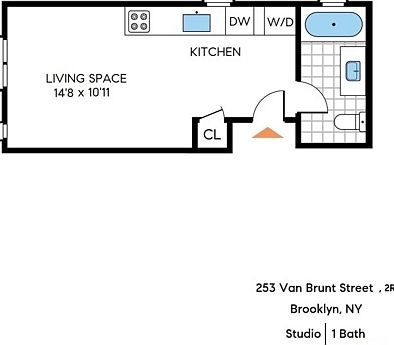 2nd image of 253 Van Brunt St #2R