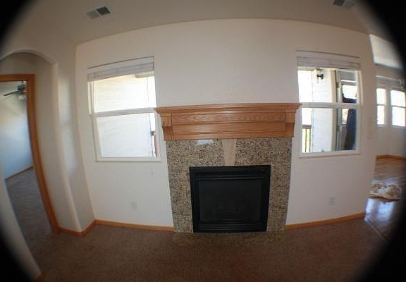 upstairs living/ fireplace