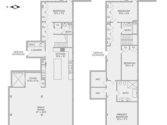 2nd image of 443 Greenwich St Rm 4D