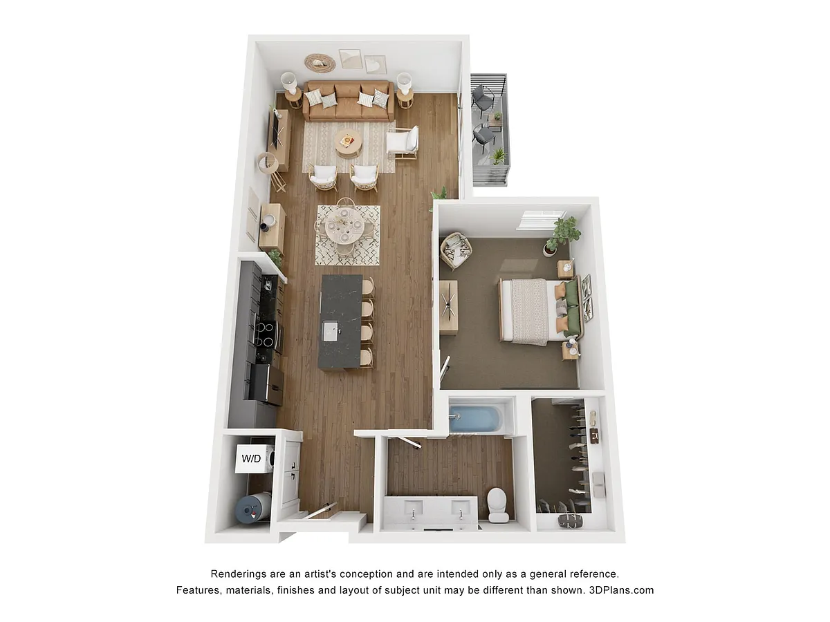 Floor plan B3 1X1