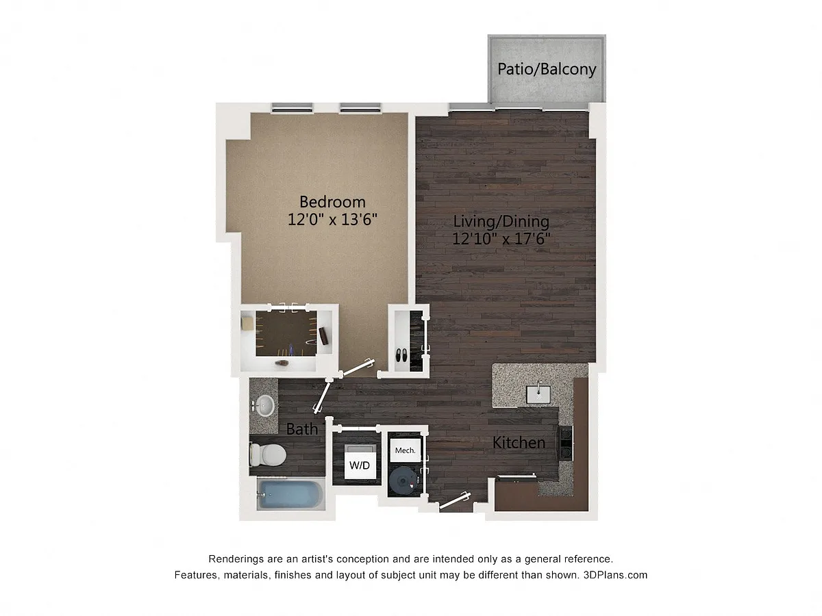 Floor plan B7B