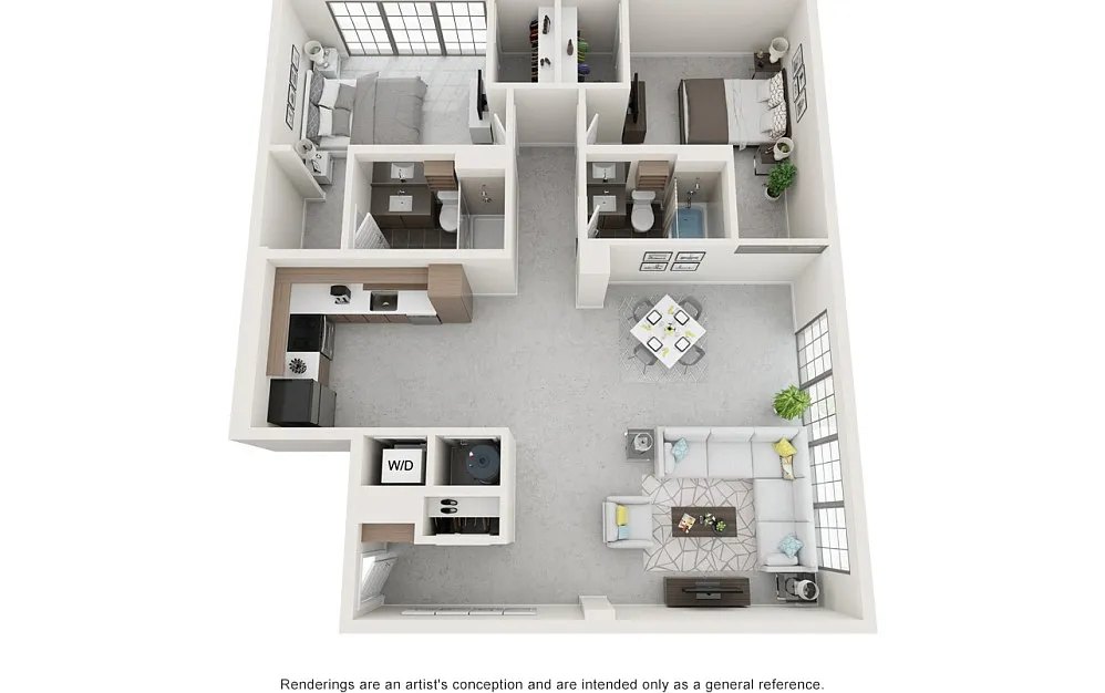 Floor plan The Ponce (A1)