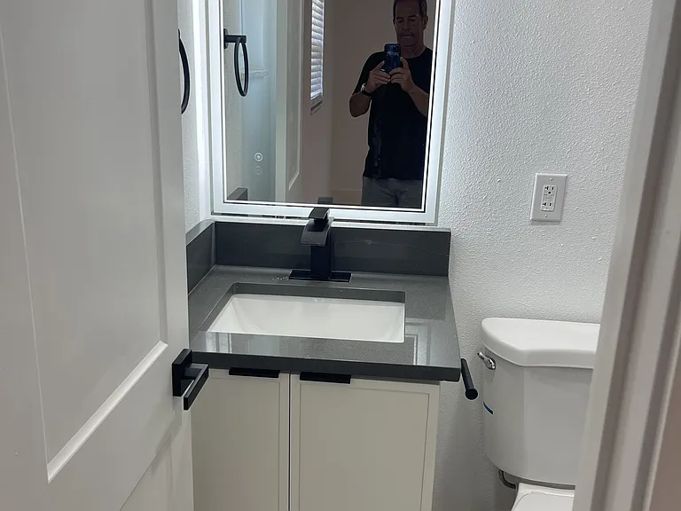 Master bathroom entrance