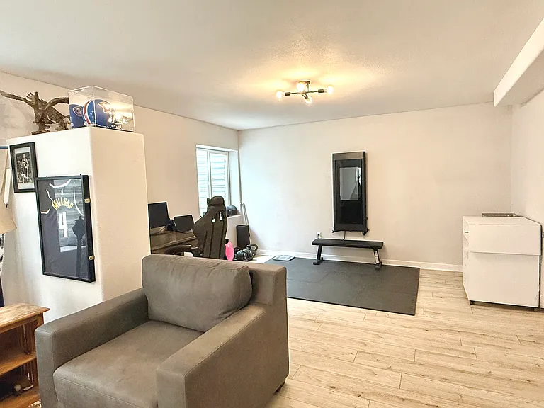 Basement - partially finished area