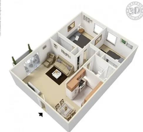 2 Bedroom/ 1 Bathroom 2 Bedroom/ 1 Bathroom