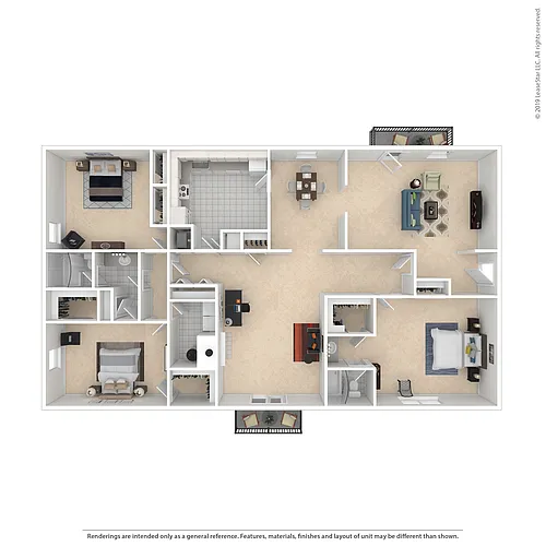 Floor plan Imperial 3x2