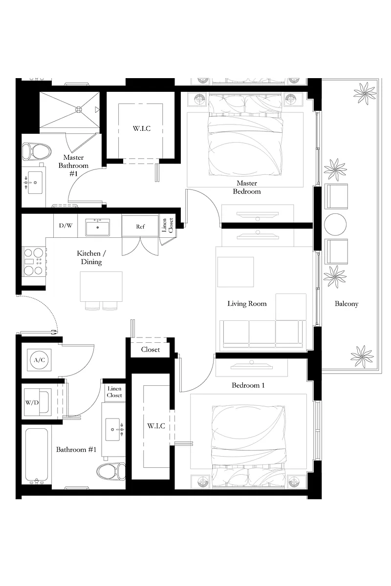 Floor plan B7