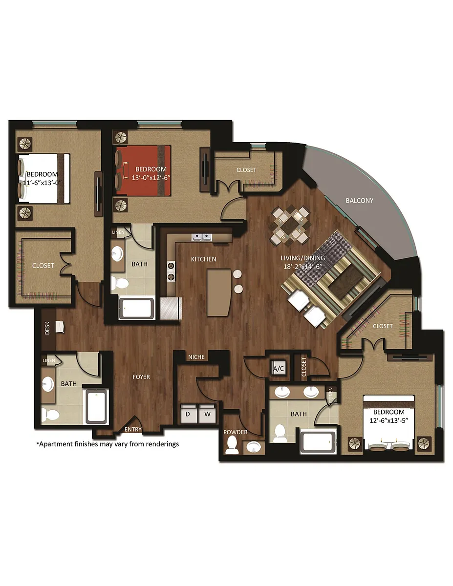Floor plan C1-R