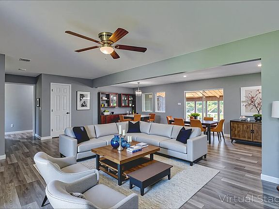 Staged (virtually) for visualization purposes. The house is not furnished.