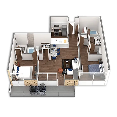Floor plan Miami