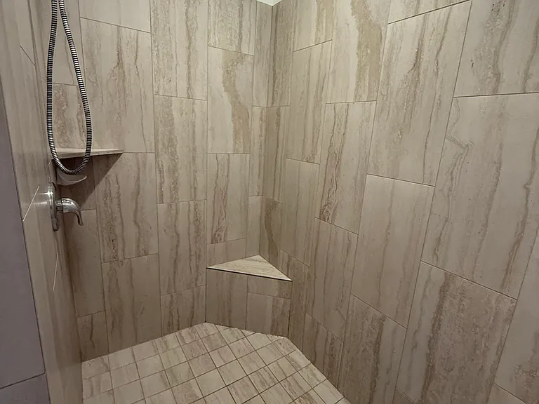 Master shower